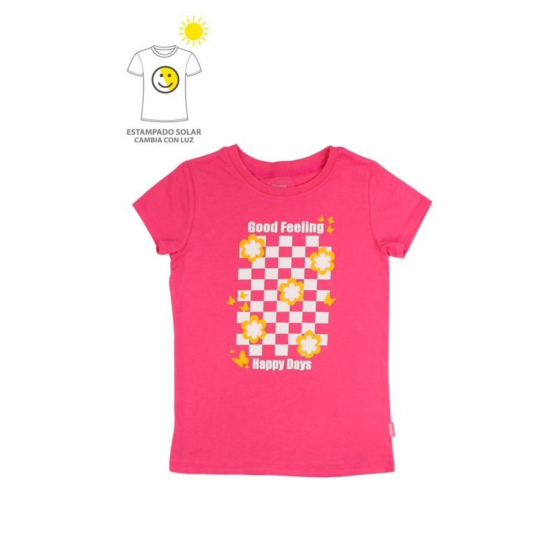 FICCUS - Polera Kids Niña Solar Rosa