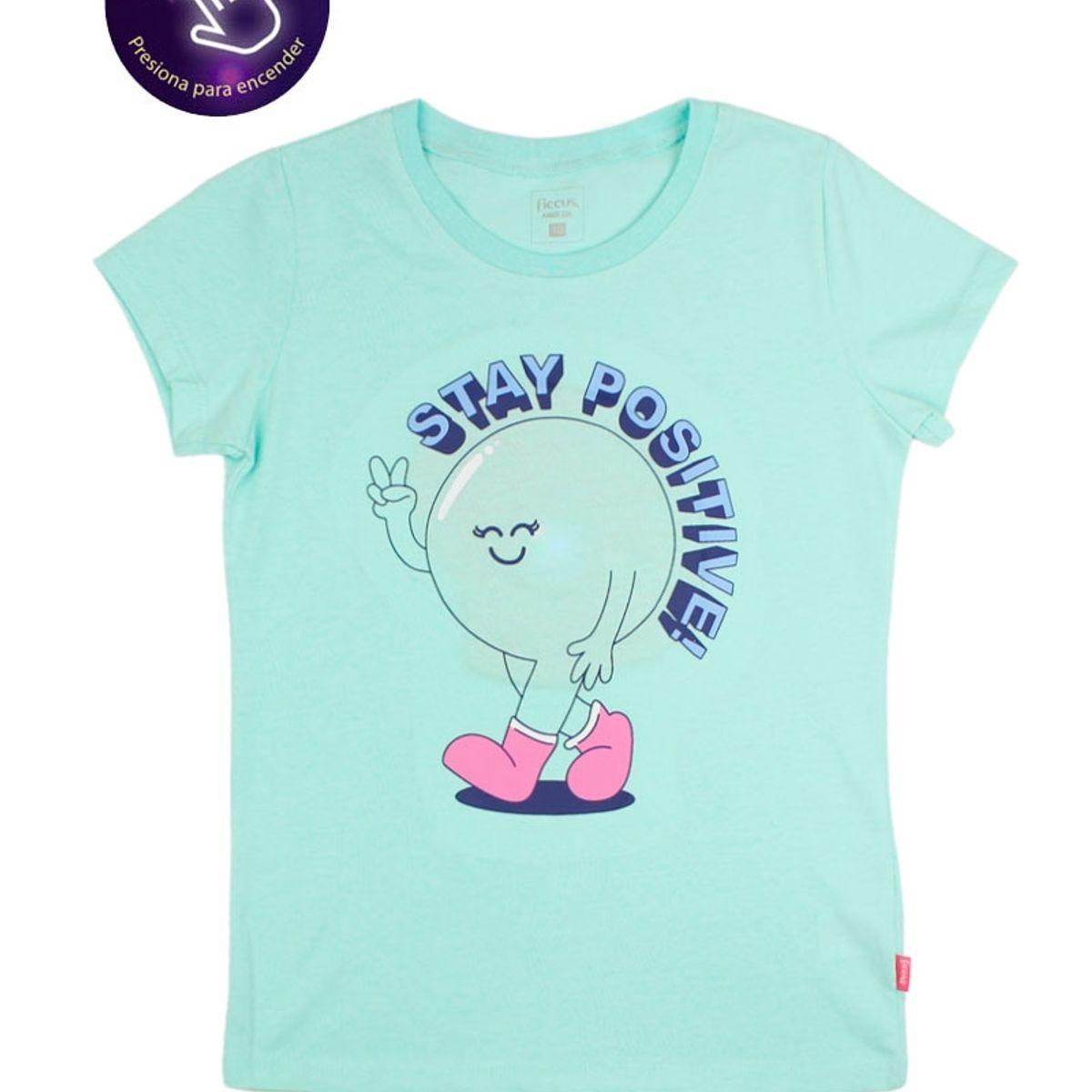 FICCUS - Polera Junior Niña Powerlight Menta