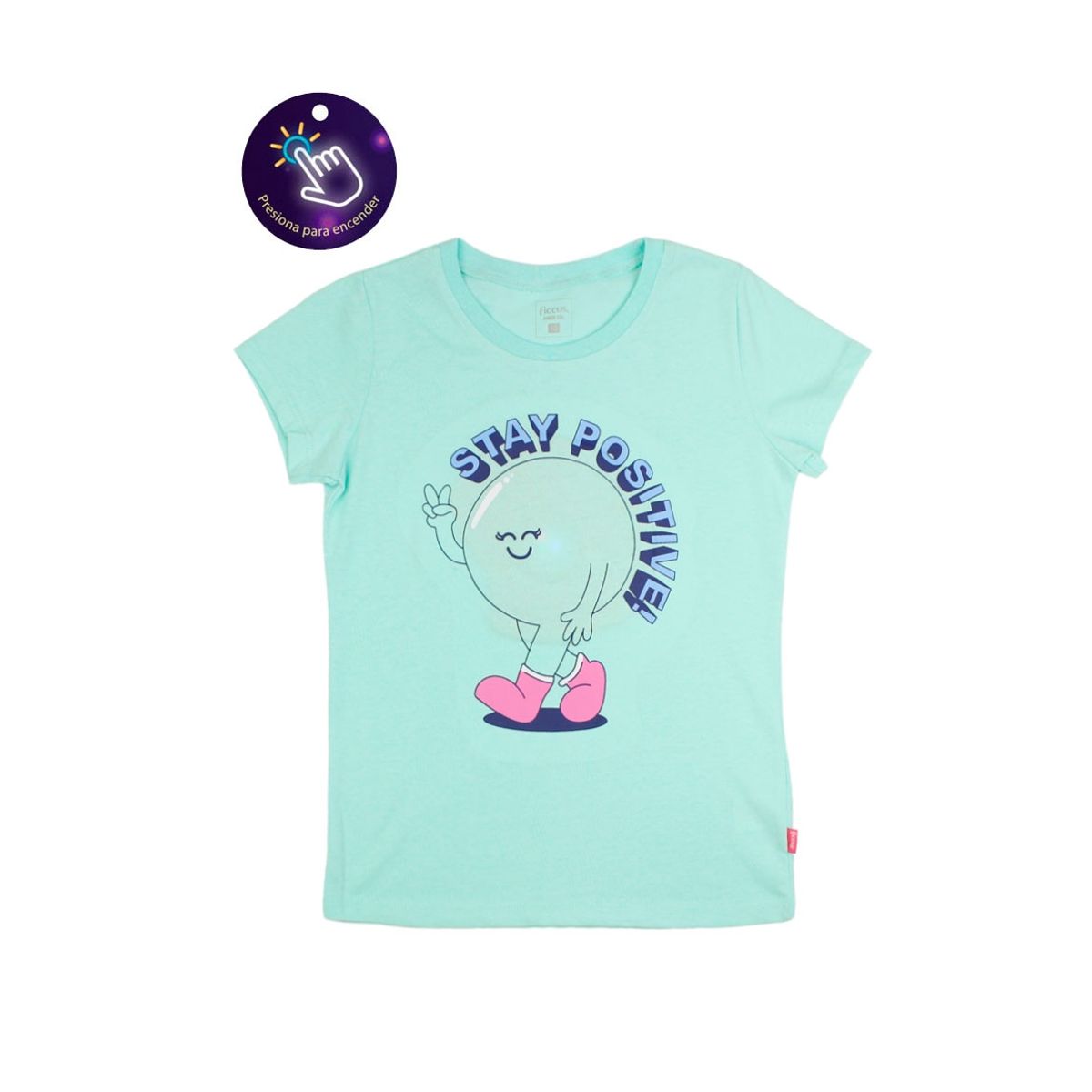 FICCUS - Polera Junior Niña Powerlight Menta