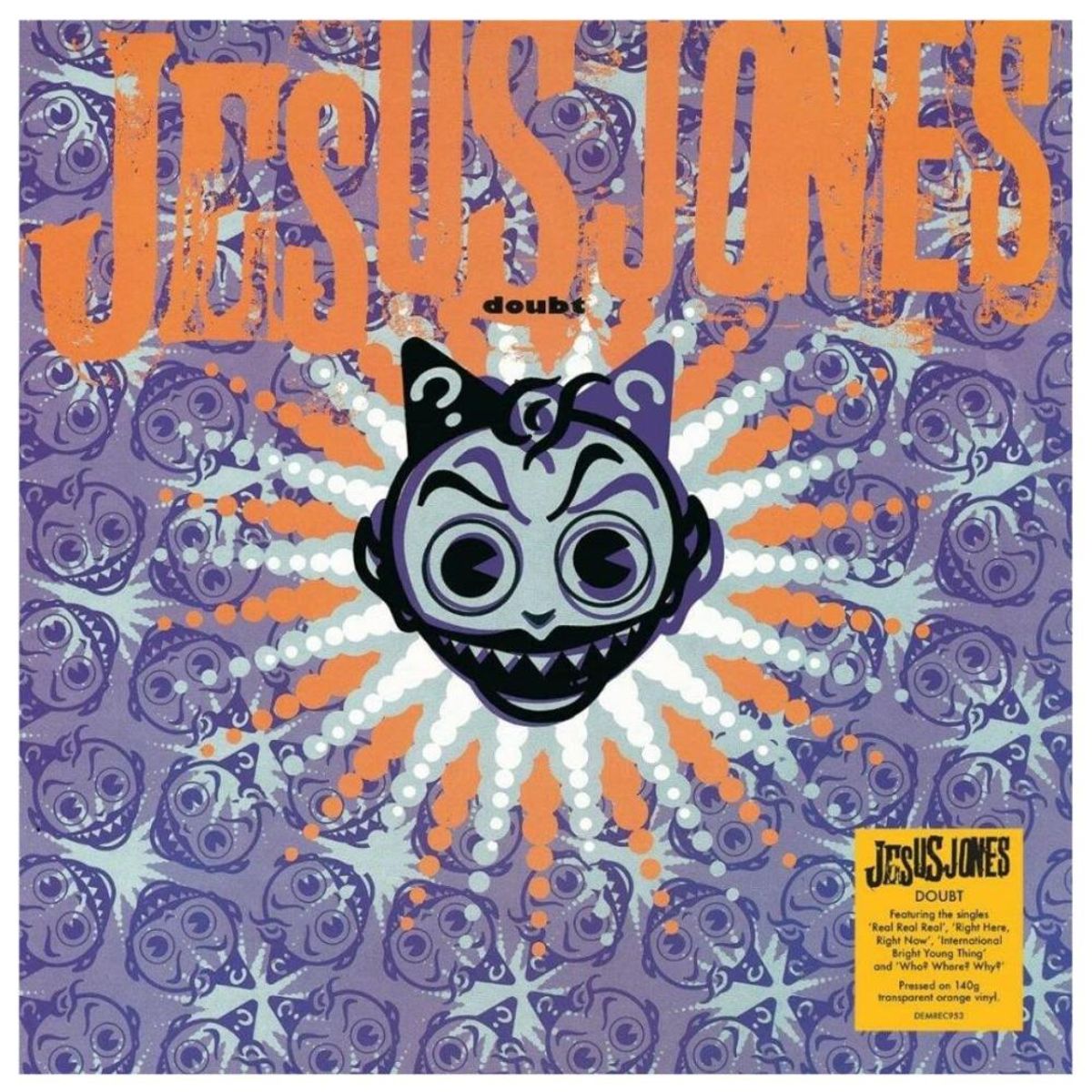 HITWAY MUSIC - JESUS JONES - DOUBT (ORANGE VINYL) - VINILO HITWAY MUSIC
