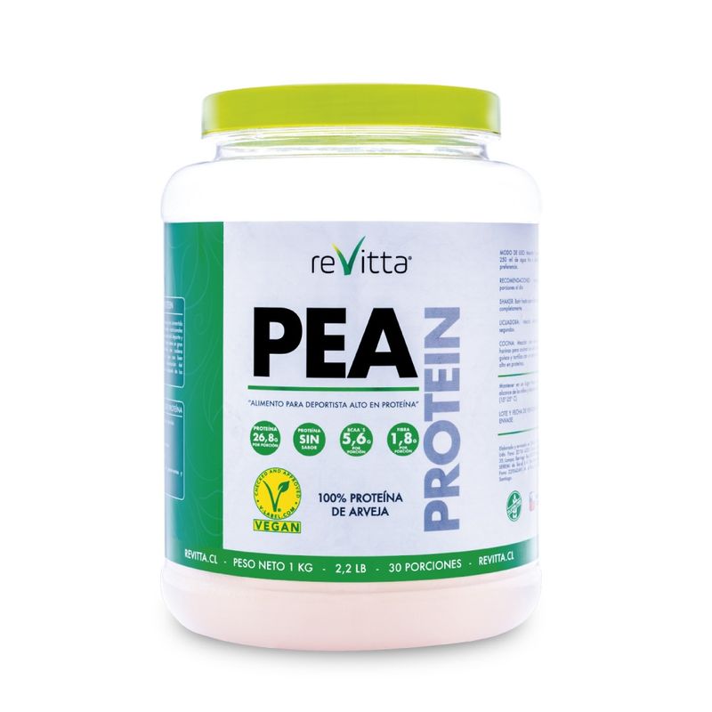 REVITTA WELLNESS - Proteina vegana de arveja Pea Protein 1 kg.