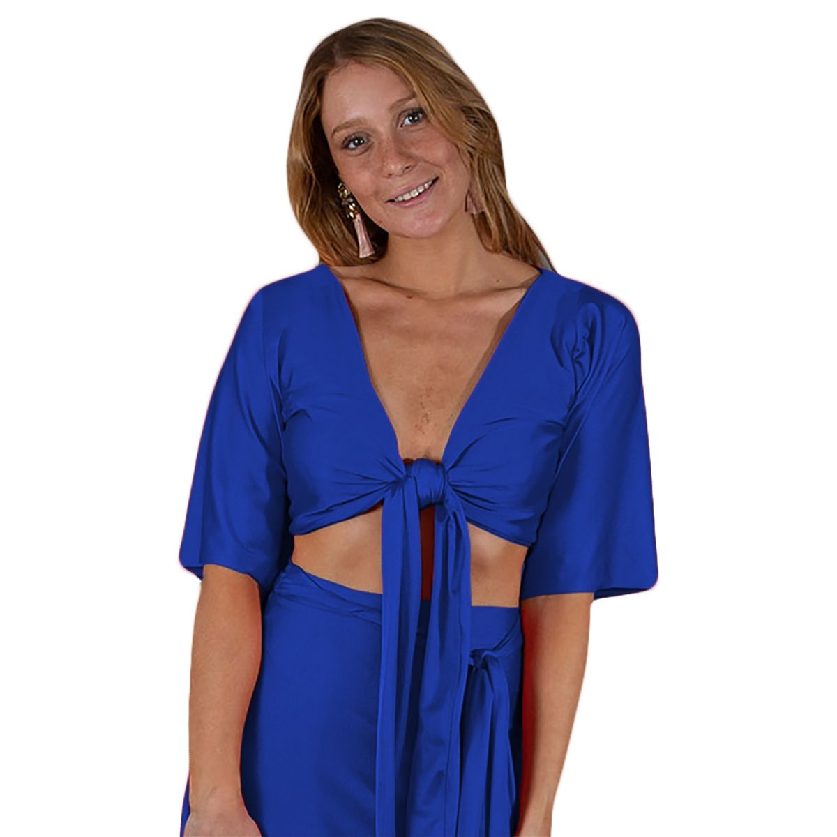 MARIA PASKARO - Peto Monaco Amarra Azulino Lycra Dupont Maria Paskaro MARIA PASKARO