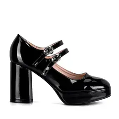 WEIDE - Zapato Taco Negro Casual YOU201
