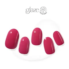 DASHING DIVA - UÑAS ADHESIVAS GLAZE COLOR -RASBERRY PINK