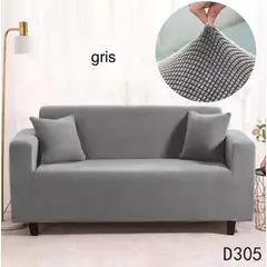 ANGELES DEL HOGAR - Fundas Para Sofa Cubresillones Texturisado cuadrille 2 cuerpos
