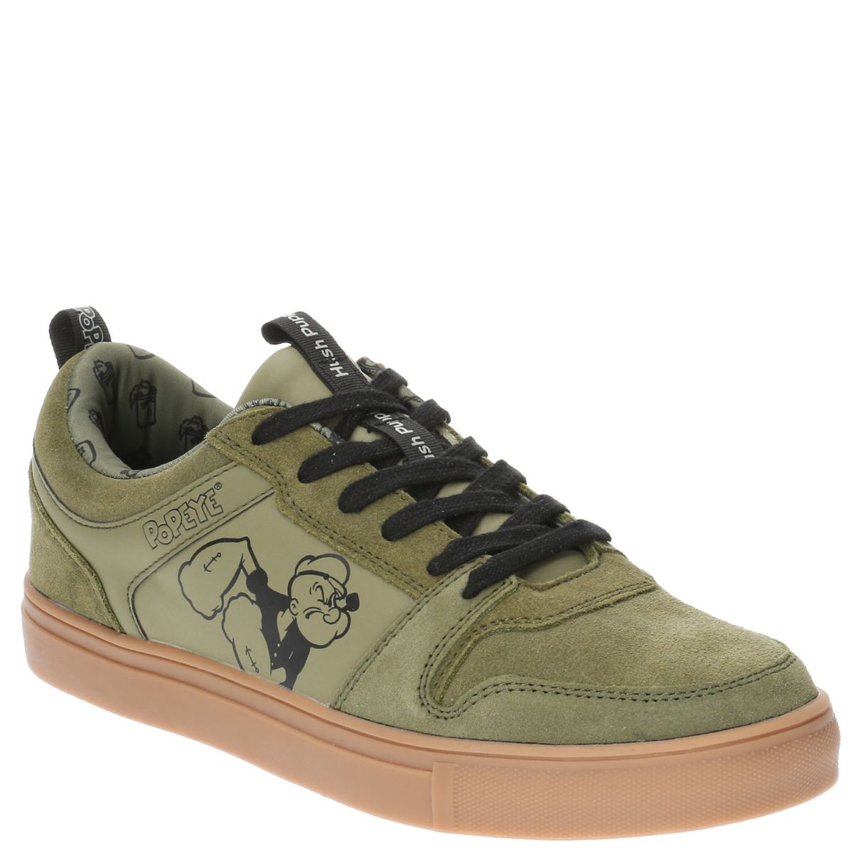 HUSH PUPPIES - Zapatilla Popeye Hero Verde Oliva Hombre HUSH PUPPIES