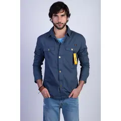 FEROUCH - Chaqueta Overshirt Silver Fj Gris