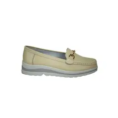 DEGAS - Mocasín Cuero Margy Beige