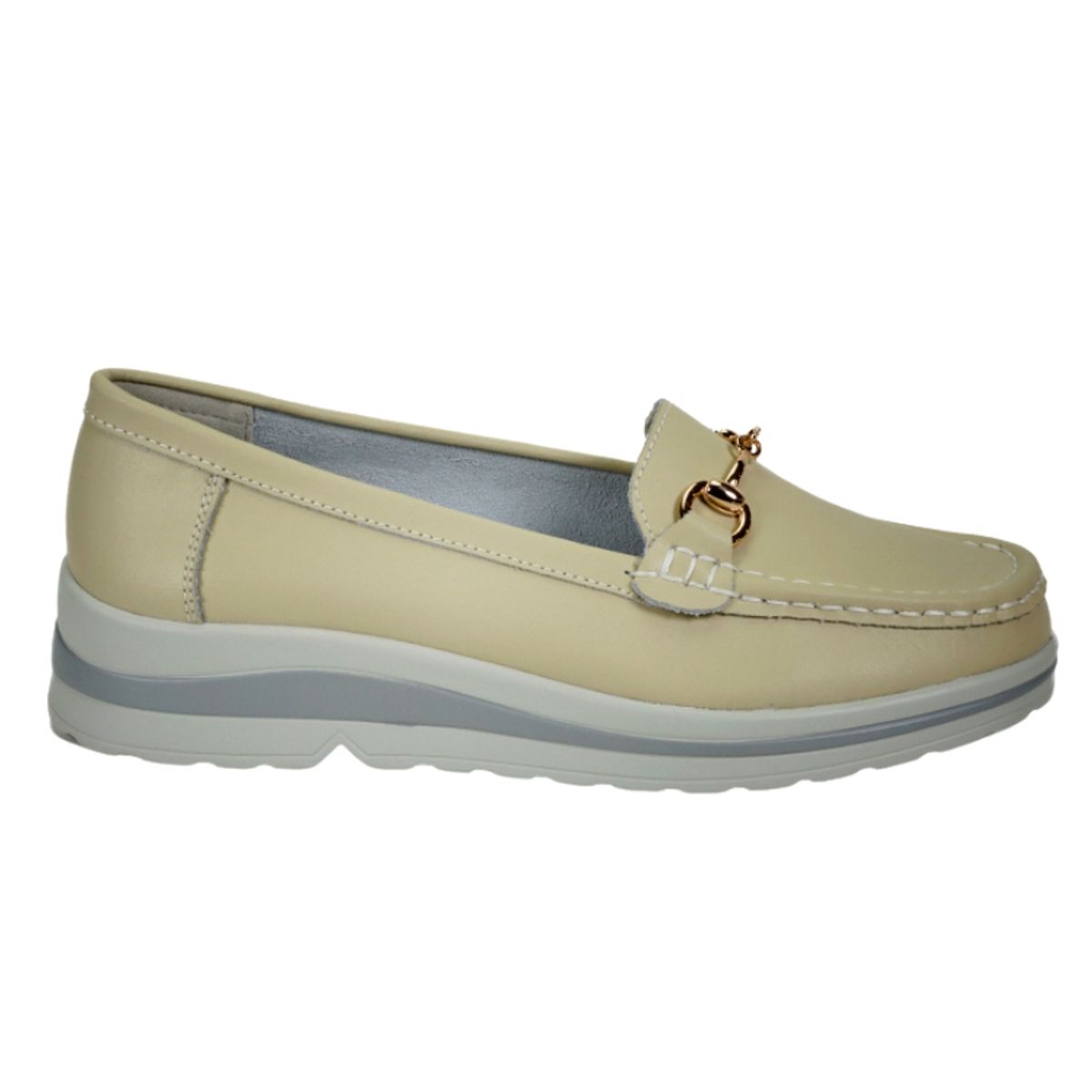 DEGAS - Mocasín Cuero Margy Beige DEGAS