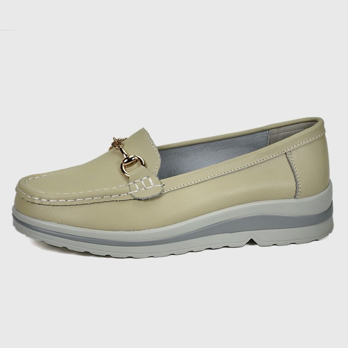 DEGAS - Mocasín Cuero Margy Beige DEGAS