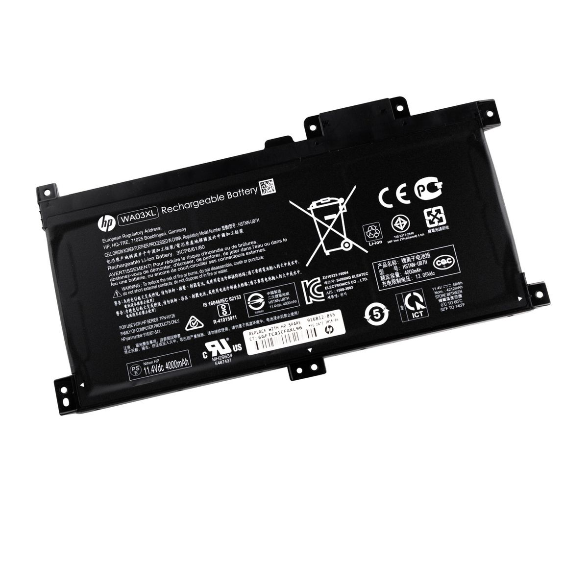 HP - Bateria Original HP WA03XL