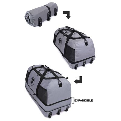 Imagen 2 del producto Bolso enrollable Goliat 130 ltrs + candado gris