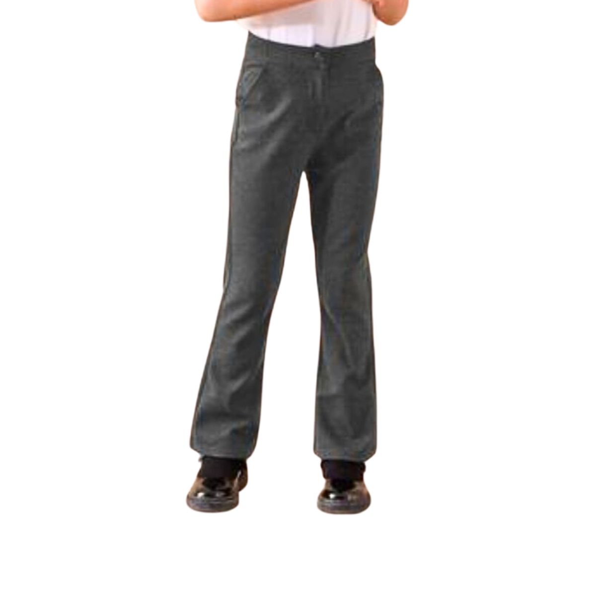 GENERICO - Pantalón Spandex Niña 5 Bolsillos Gris - Tallas (4-10)