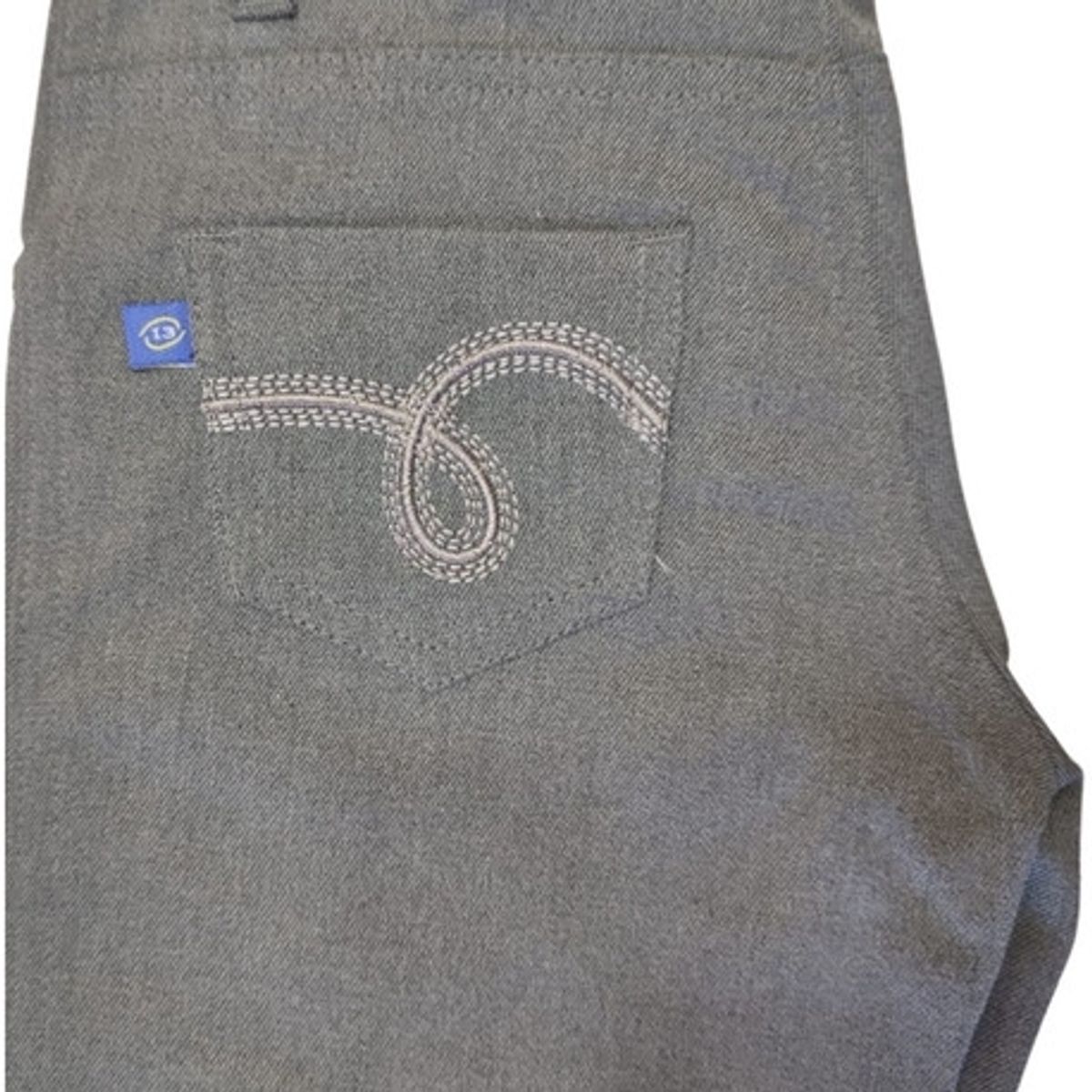 GENERICO - Pantalón Spandex Niña 5 Bolsillos Gris - Tallas (4-10)