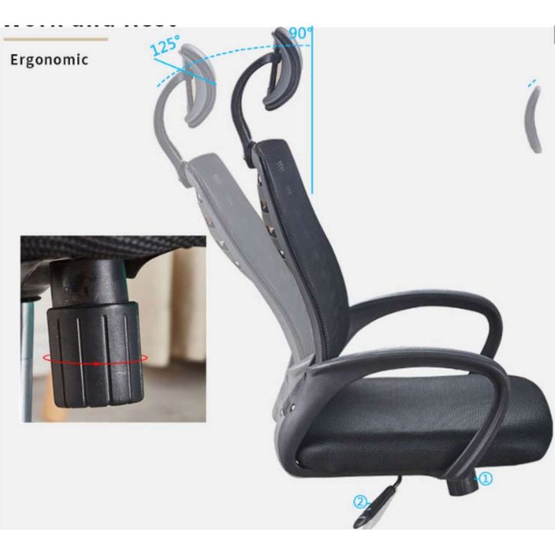 SM - Silla de escritorio Ejecutiva negra