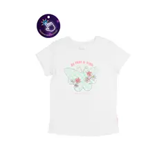 FICCUS - Polera Kids Niña Powerlight Blanco