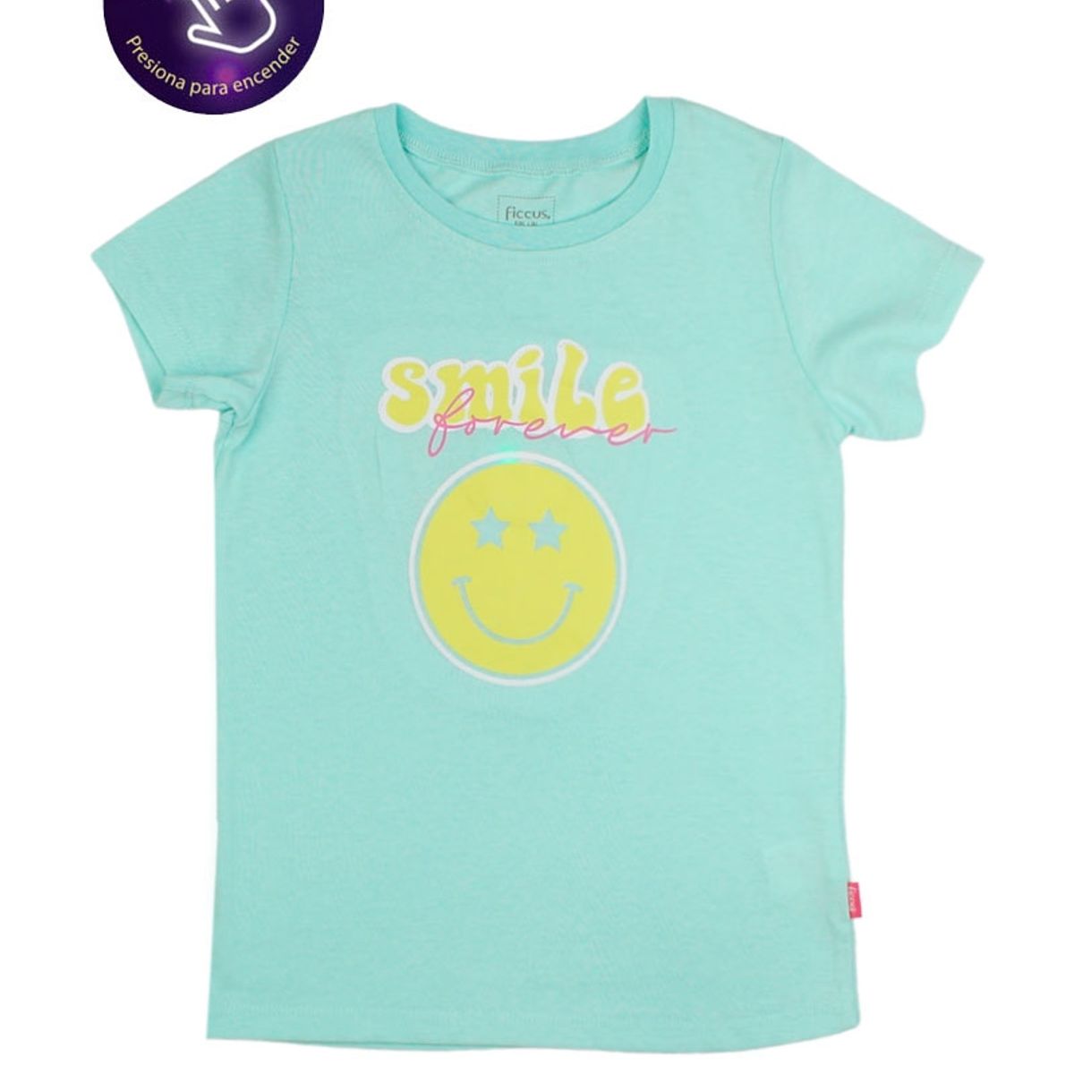 FICCUS - Polera Kids Niña Powerlight Menta