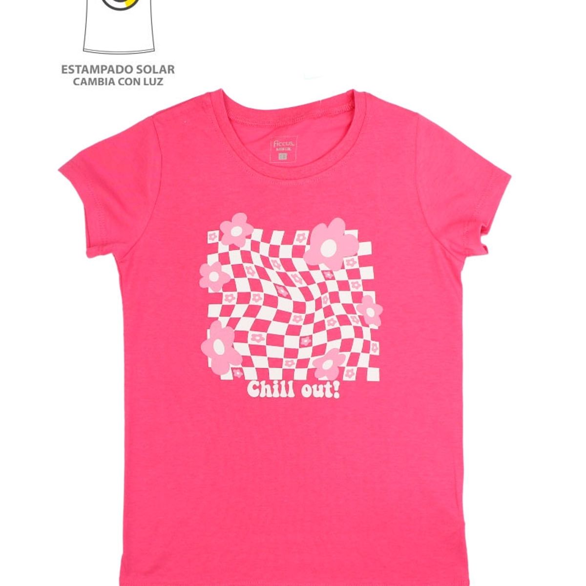 FICCUS - Polera Junior Niña Solar Blanco