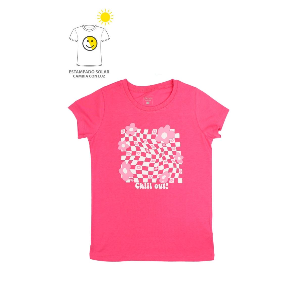 FICCUS - Polera Junior Niña Solar Blanco