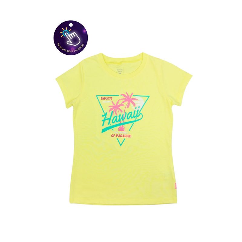 FICCUS - Polera Junior Niña Powerlight Amarillo_.