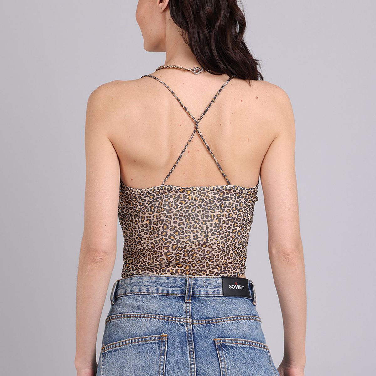 SOVIET - Top Animal Print Mujer Soviet SOVIET