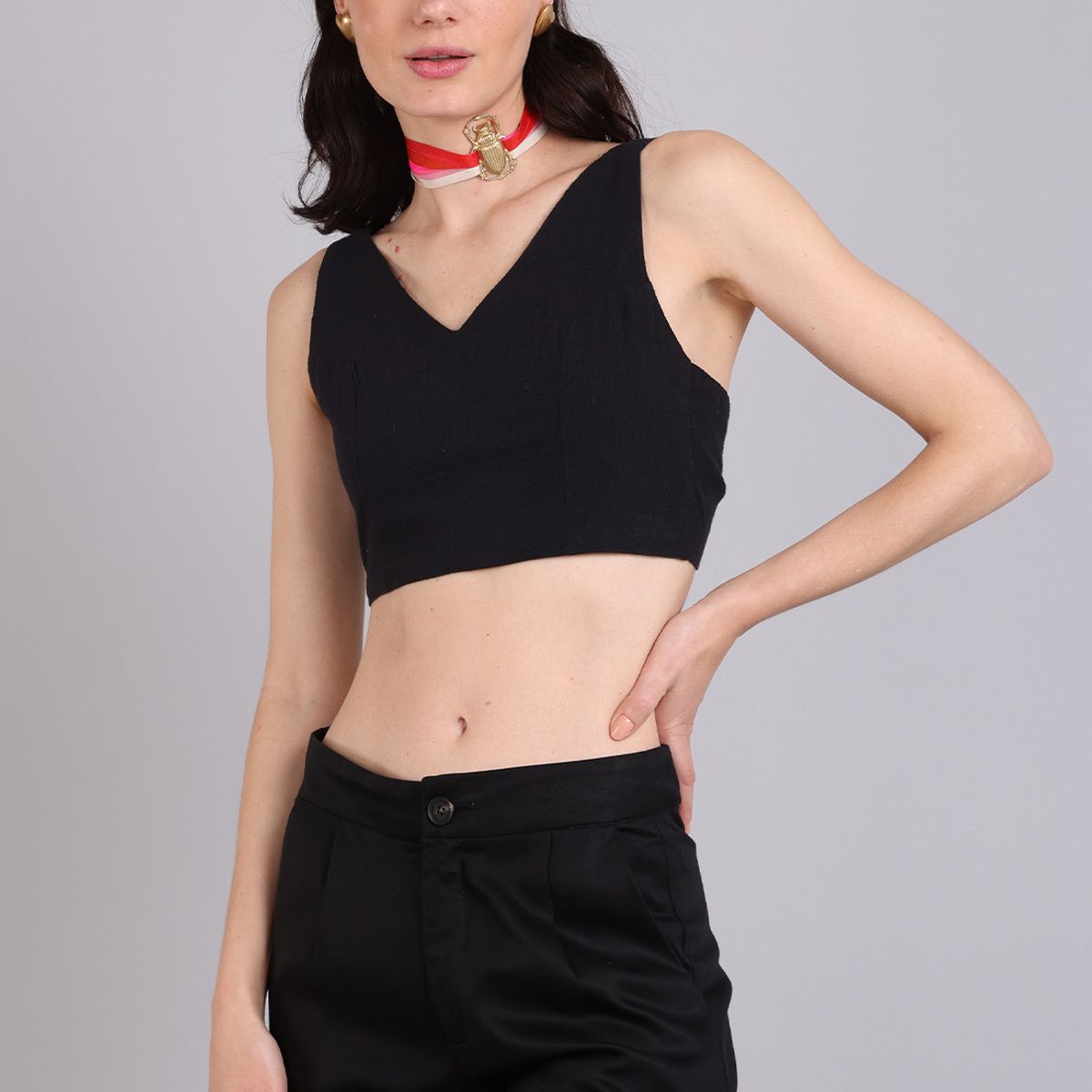 SOVIET - Top Look Lino Mujer Soviet SOVIET