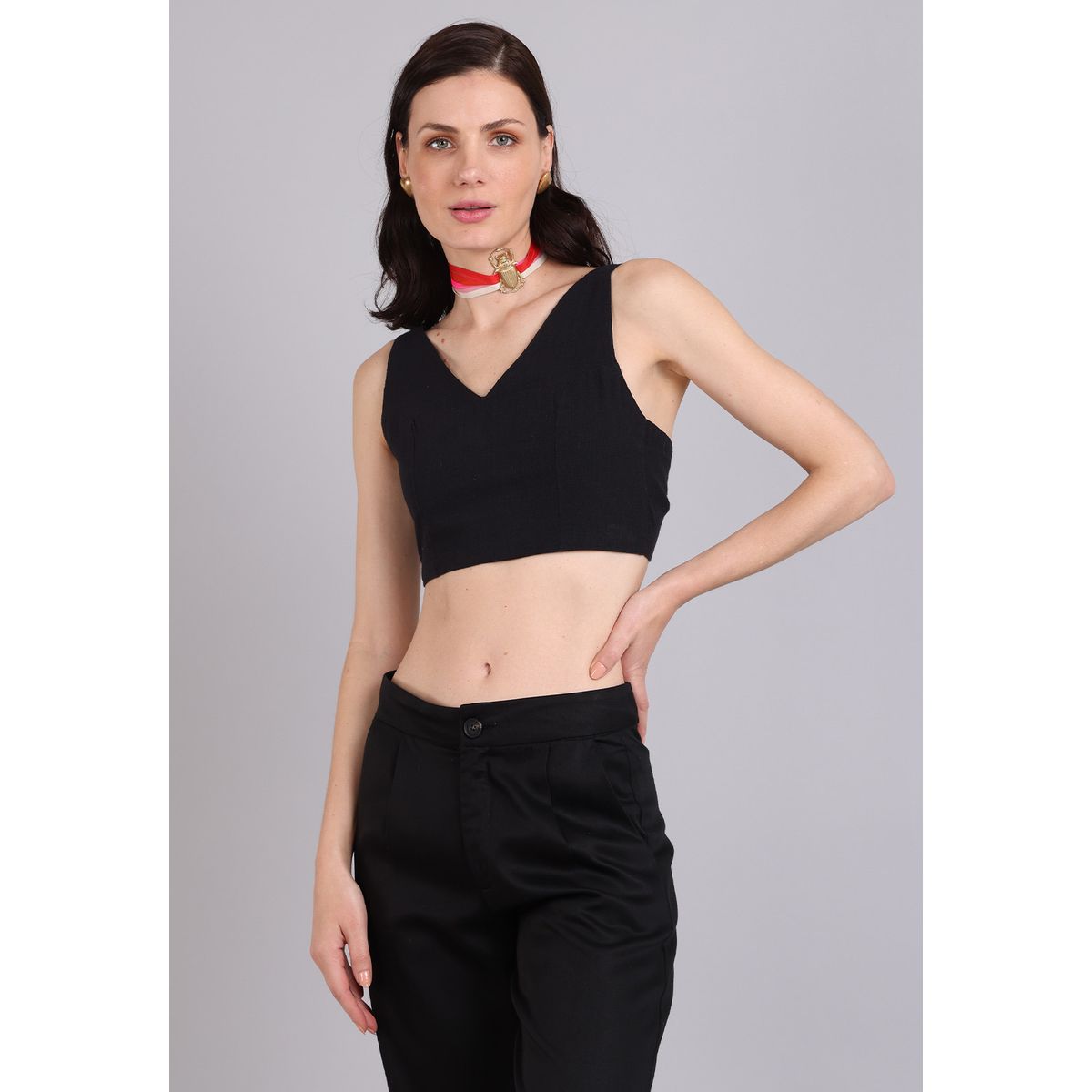 SOVIET - Top Look Lino Mujer Soviet SOVIET
