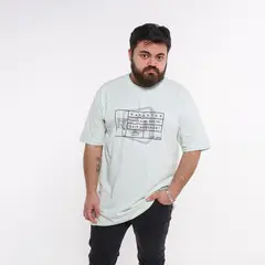 GANGSTER - Plus Polera Mc Básica Caut Verde