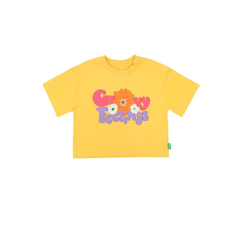 FICCUS - Polera Kids Niña Oasis Amarillo
