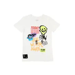 FICCUS - Polera Kids Niño Go Blanco