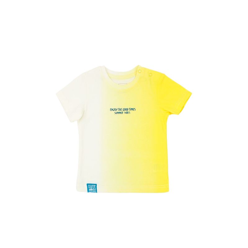 FICCUS - Polera Bebé Niño Oasis Amarillo