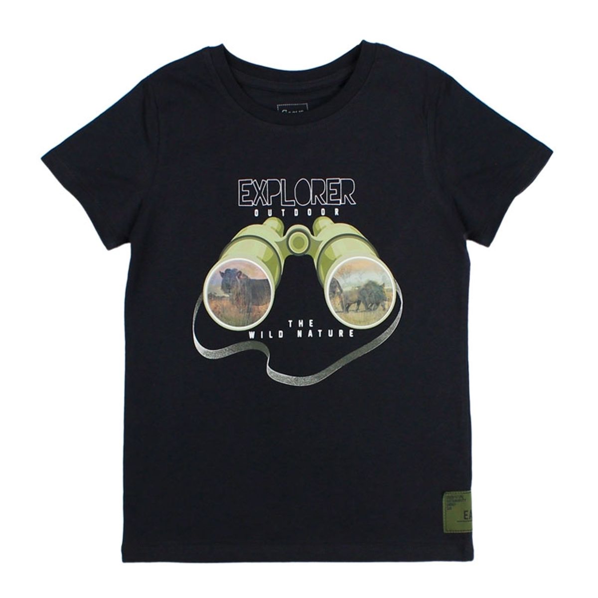 FICCUS - Polera Kids Niño Earth Gris Oscuro