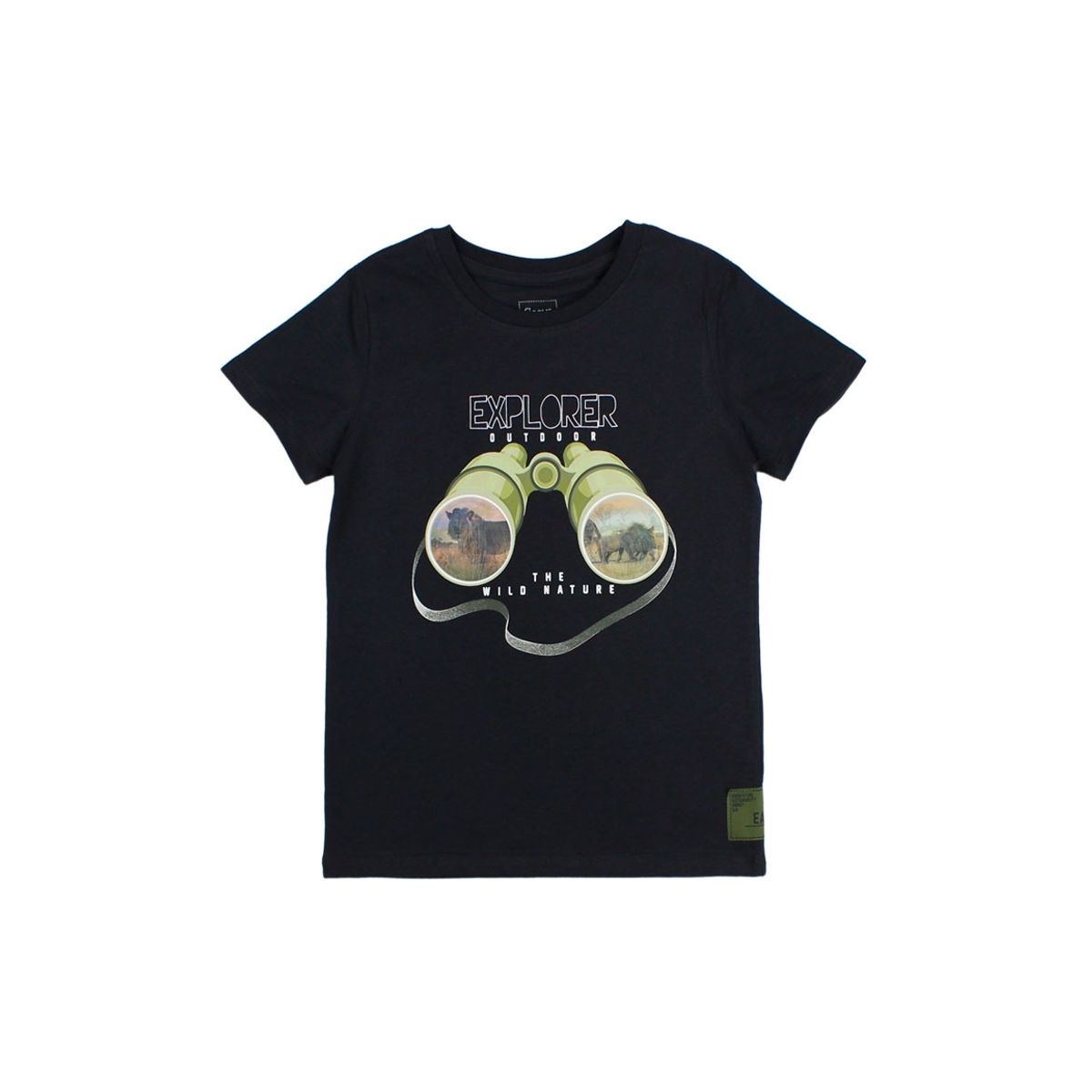 FICCUS - Polera Kids Niño Earth Gris Oscuro