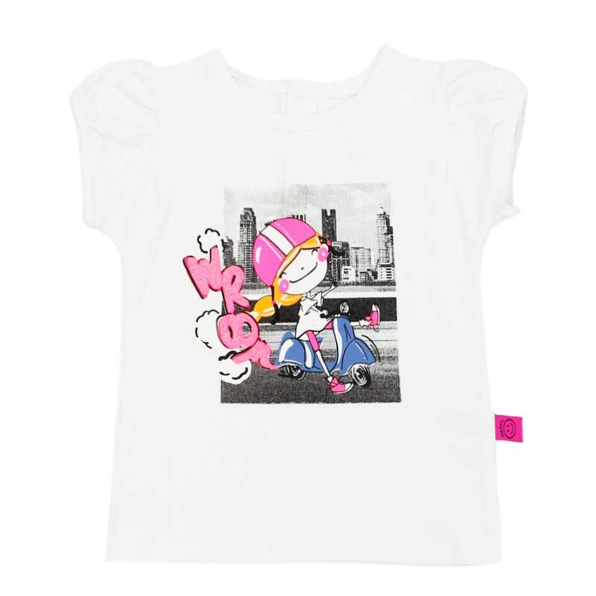 FICCUS - Polera Bebé Niña Go Blanco