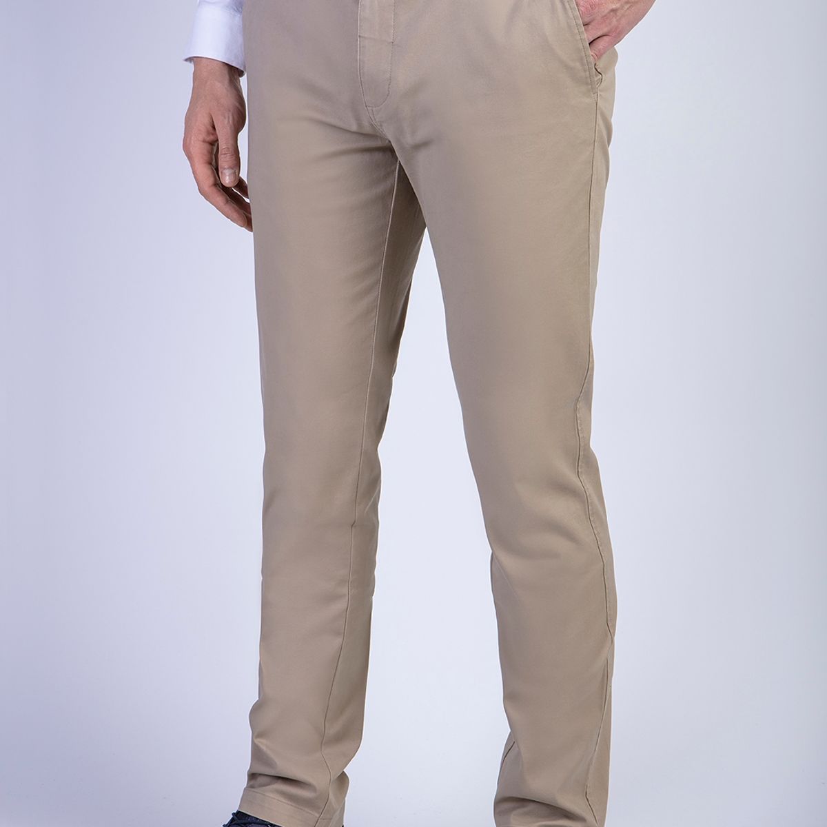 FEROUCH - Pantalon Twill Slim /31 Beige Ferouch