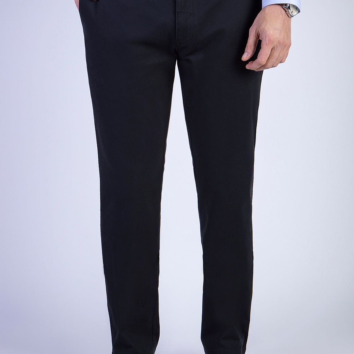 FEROUCH - Pantalon Twill Regular L/33 Negro Ferouch