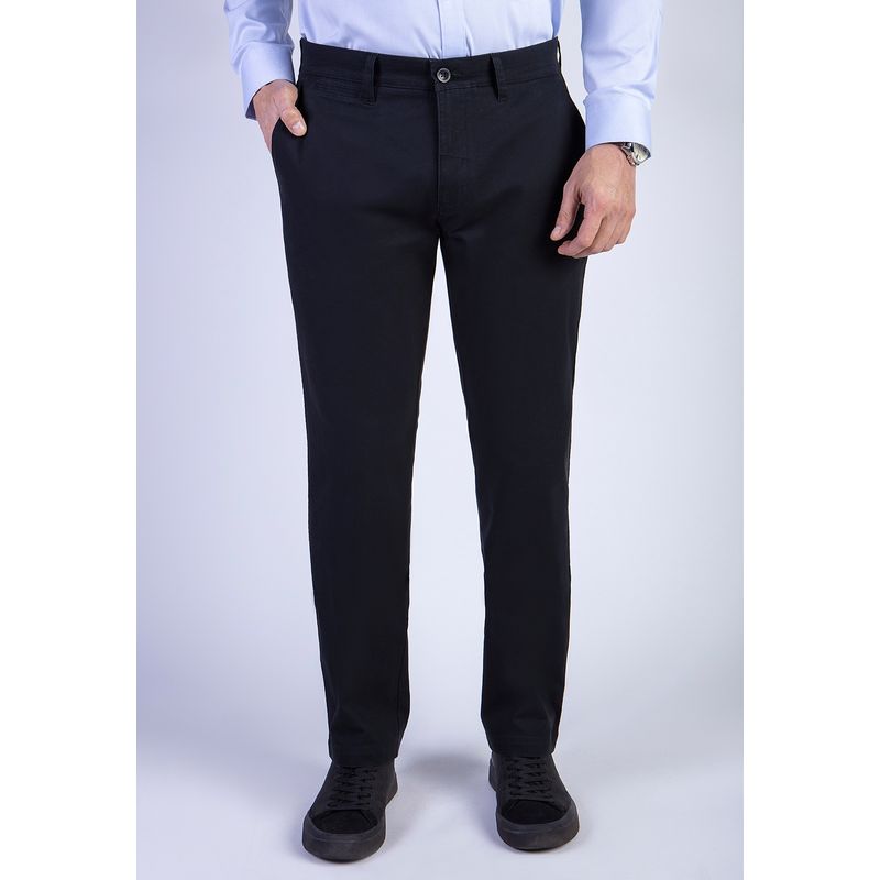 FEROUCH - Pantalon Twill Regular L/33 Negro Ferouch