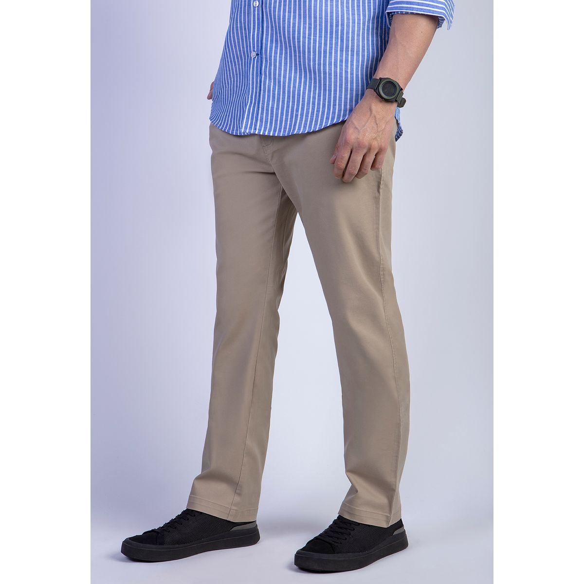 FEROUCH - Pantalon Twill Regular L/33 Beige Ferouch