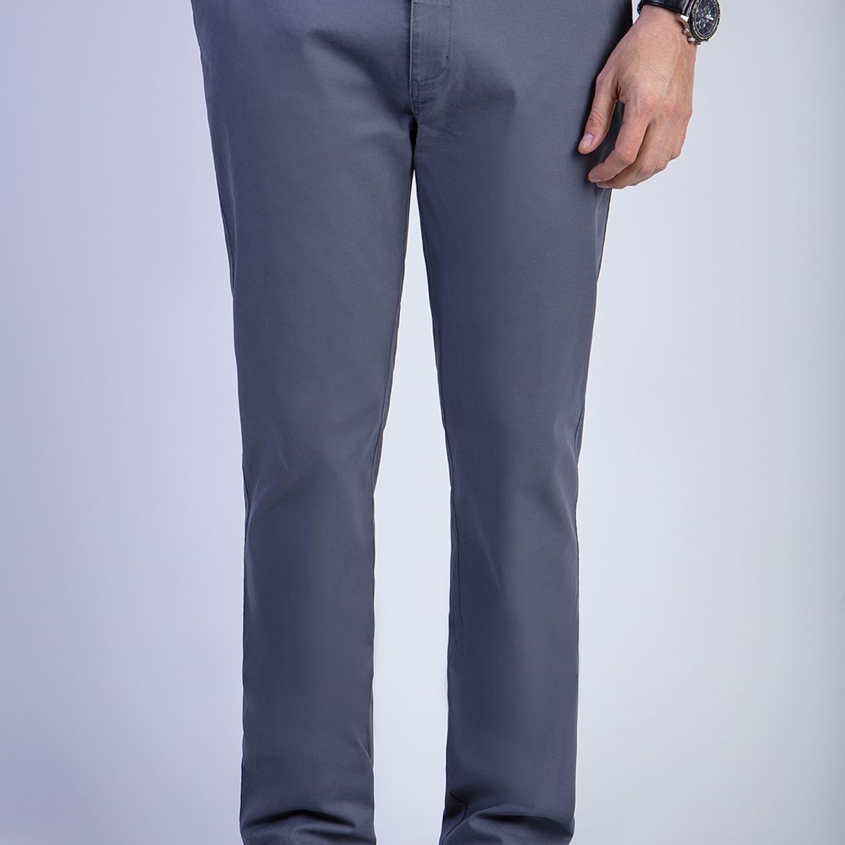 FEROUCH - Pantalon Twill Regular L/33 Gris Ferouch