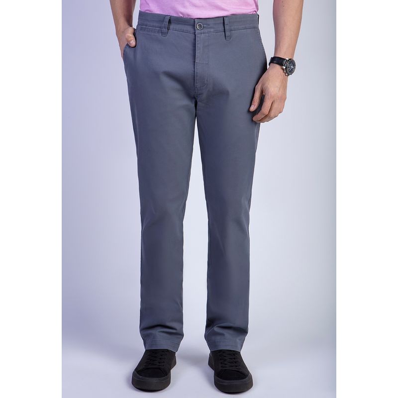 FEROUCH - Pantalon Twill Regular L/33 Gris Ferouch