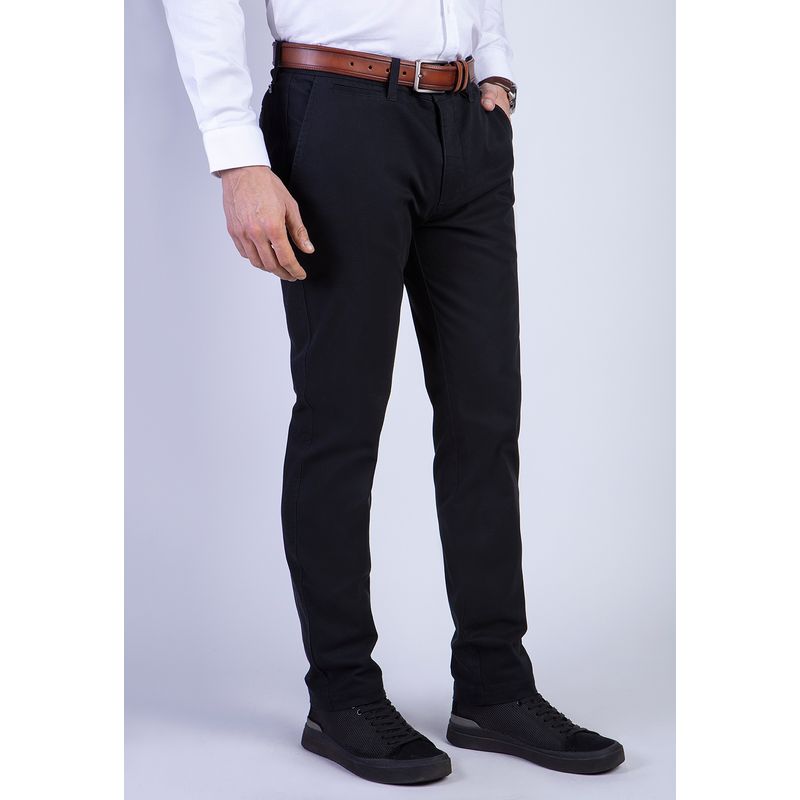FEROUCH - Pantalon Twill Slim /31 Negro Ferouch