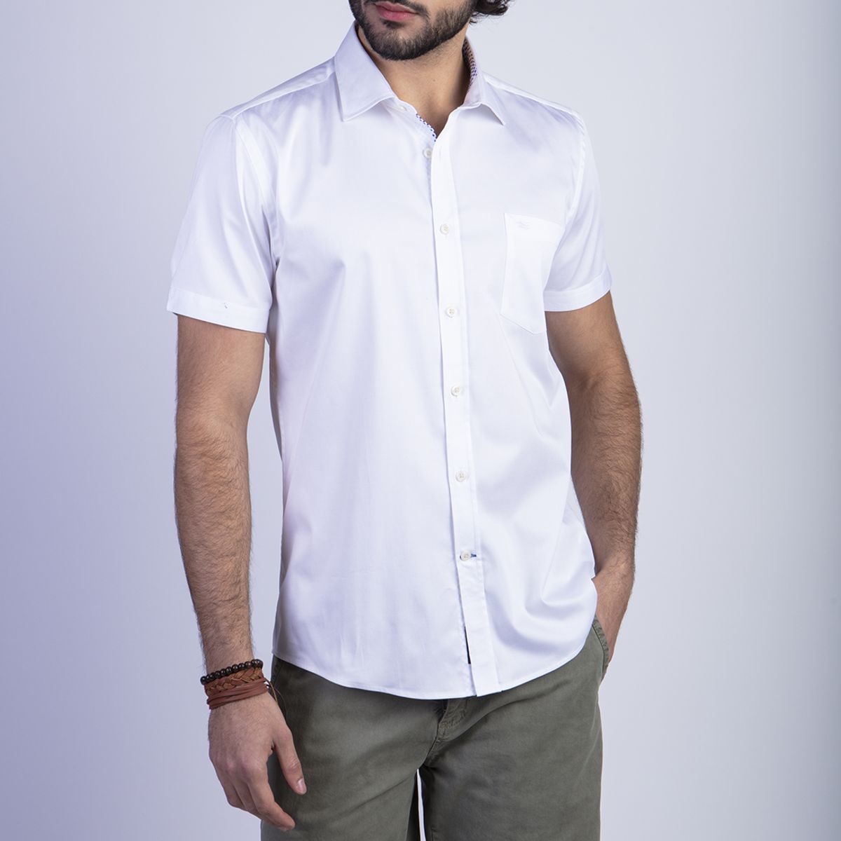 FEROUCH - Camisa Austin F Blanco Ferouch
