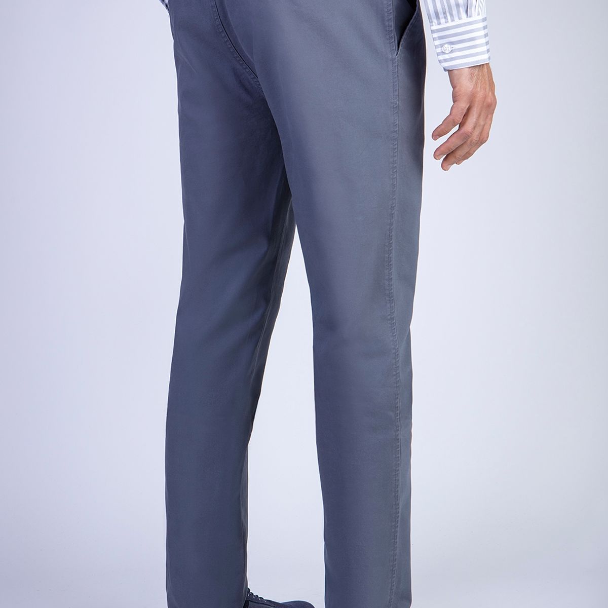 FEROUCH - Pantalon Twill Slim /31 Gris Ferouch