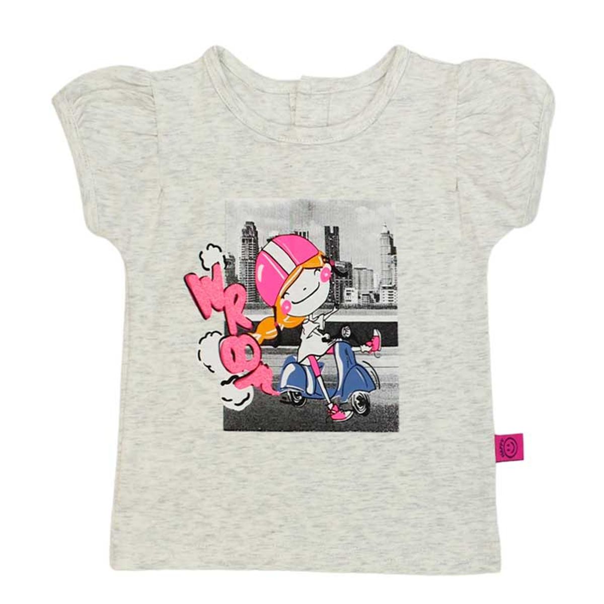 FICCUS - Polera Bebé Niña Go Gris