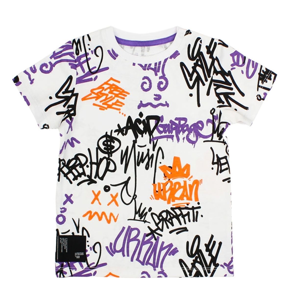 FICCUS - Polera Kids Niño Go Blanco