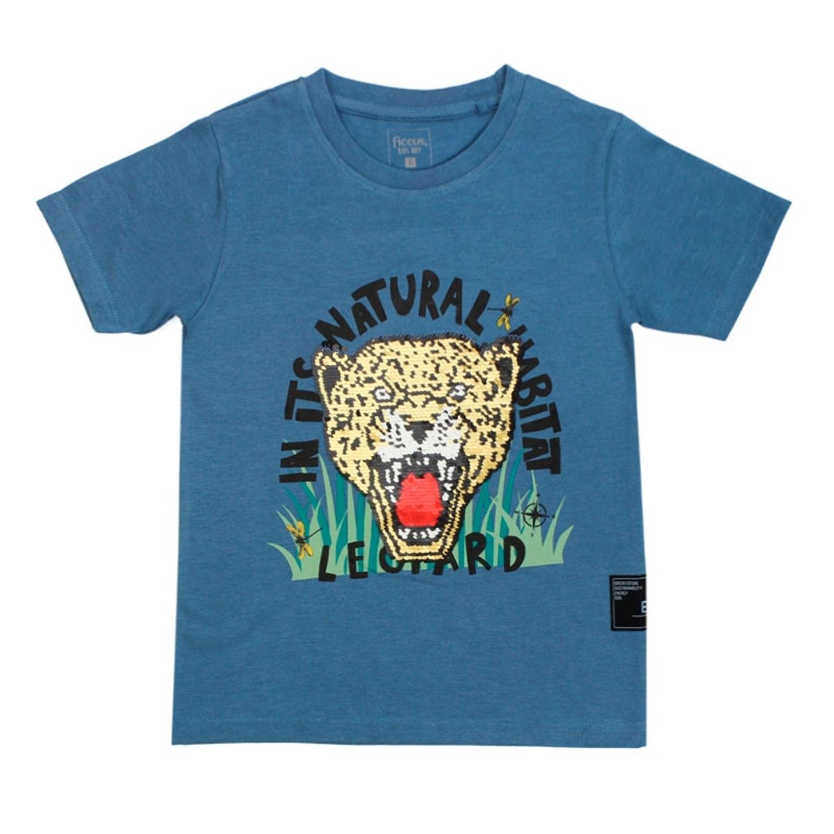 FICCUS - Polera Kids Niño Earth Azul
