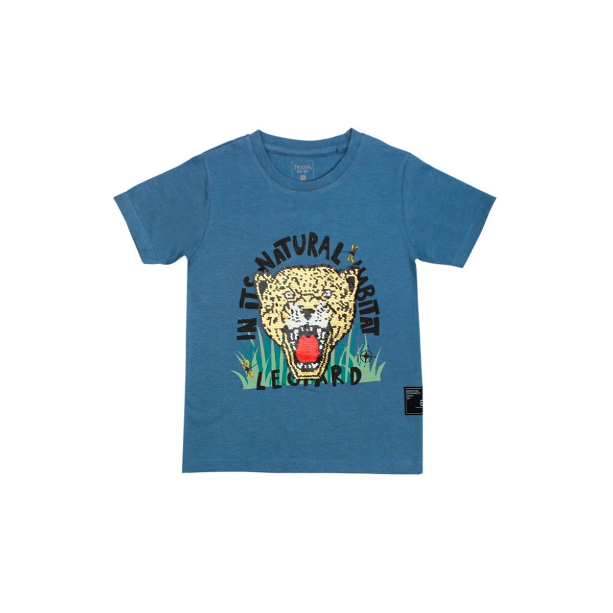 FICCUS - Polera Kids Niño Earth Azul