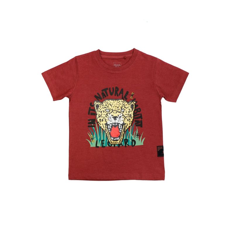 FICCUS - Polera Kids Niño Earth Naranjo