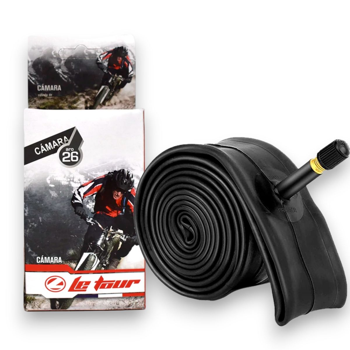 VELOCE - Pack 2 Camaras Aro 26 1.95 x 2.125 Valvula Auto