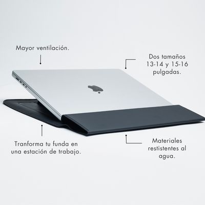 Imagen 2 del producto Funda Para Notebooks Con Plataforma 15-16 pulgadas - Modelo Smart Work Station - Estuche Laptop